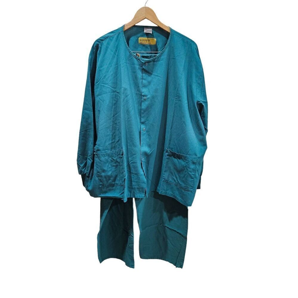 Medline XXXL scrub set 30 green